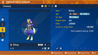 Bisharp Shiny Event August 2026 Mass Outbreak Untouched Pokémon Scarlet Violet