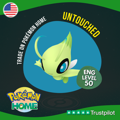 Celebi FireRed LeafGreen Untouched Event Pokémon HOME Legit 2026 October 60720