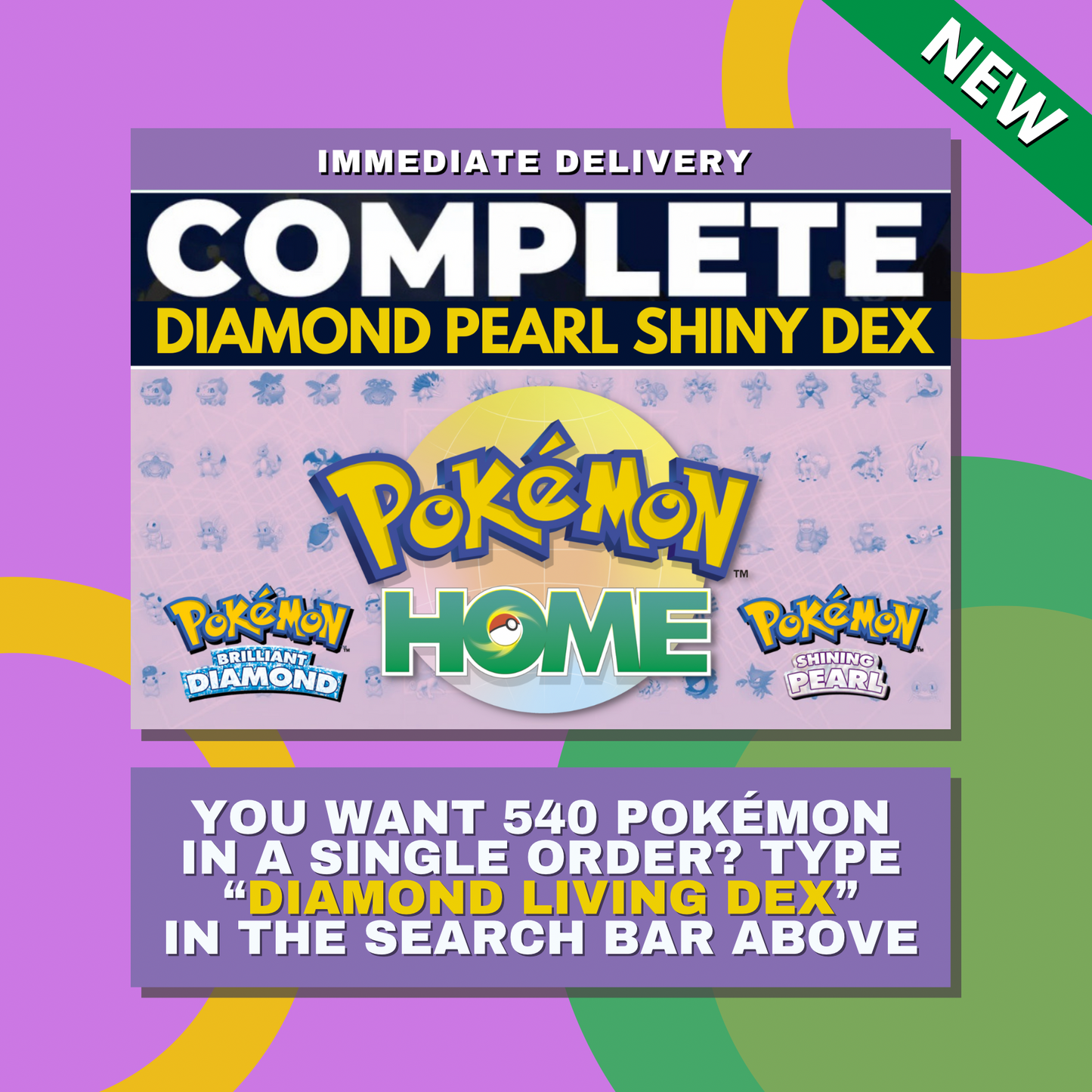 Cresselia  Shiny ✨ or Non Shiny Pokémon Brilliant Diamond Shining Pearl Battle Ready 6 IV Competitive 100%  Legit Level 100 Customizable Custom OT