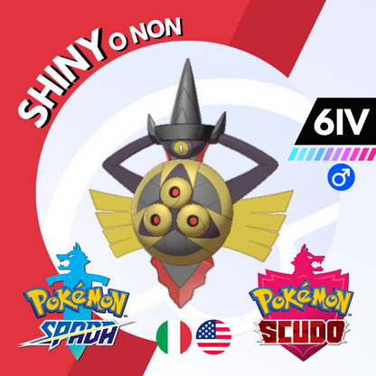 Aegislash Shiny o Non 6 IV Competitivo Legit Pokemon Spada Scudo Sword Shield