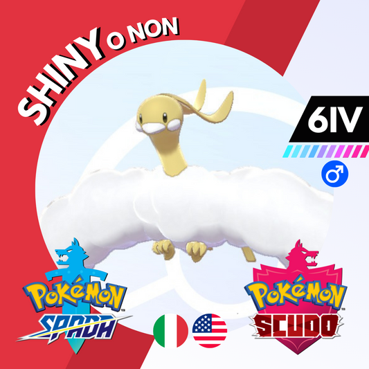 Altaria Shiny o Non 6 IV Competitivo Legit Pokemon Spada Scudo Sword Shield