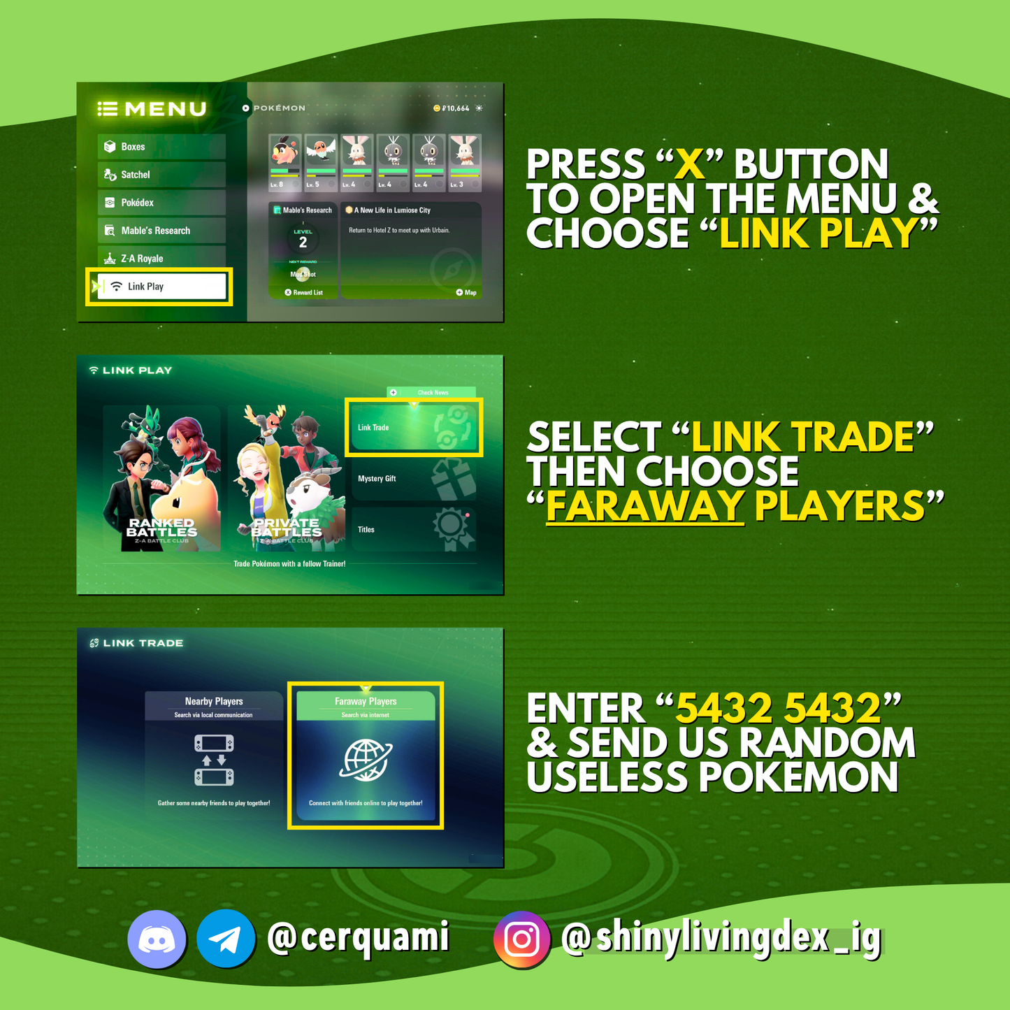 Any Legit Item for Pokémon Legends Z-A ZA Z Rare Candy XL Master Ball TM Nugget