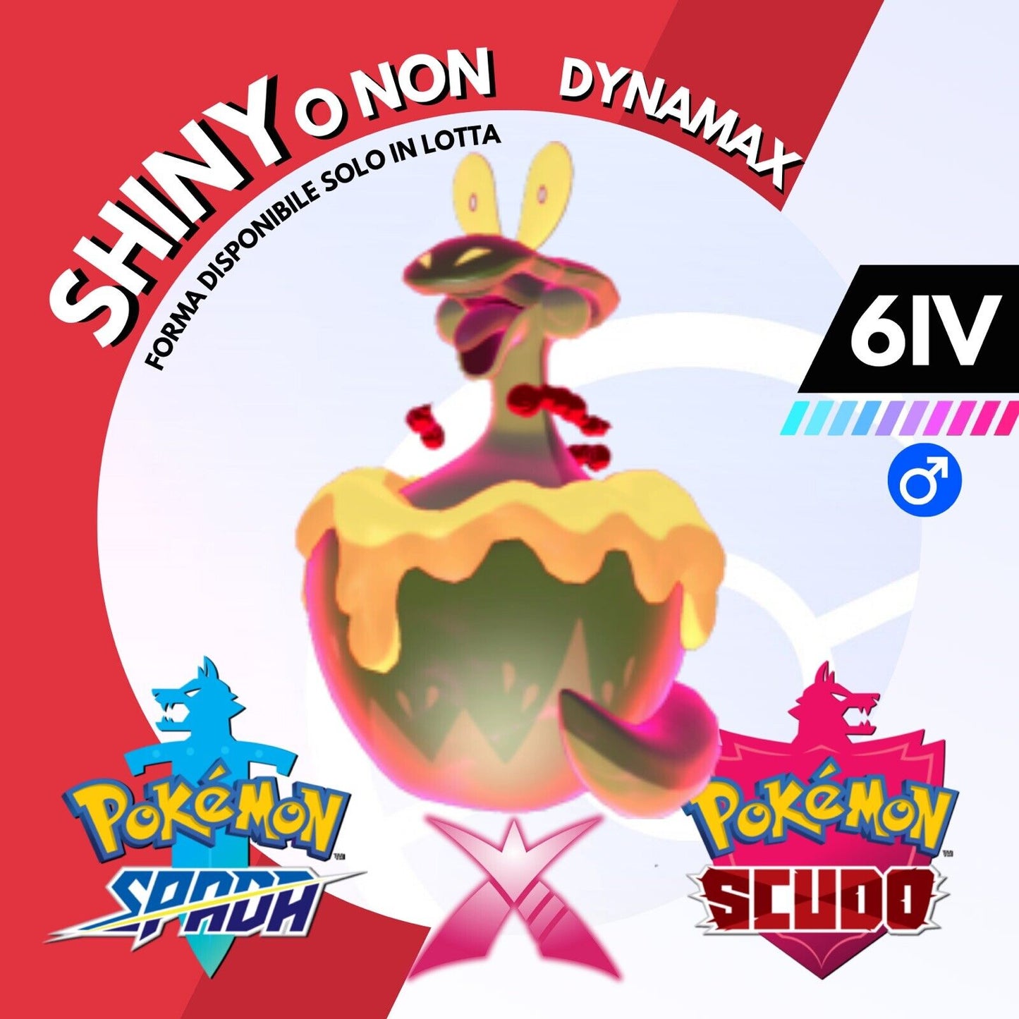 Appletun Gigantamax Dynamax Shiny o Non 6 IV Pokemon Spada Scudo Sword Shield