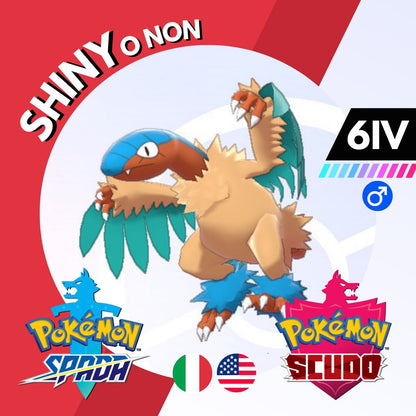 Archeops Shiny o Non 6 IV Competitivo Legit Pokemon Spada Scudo Sword Shield