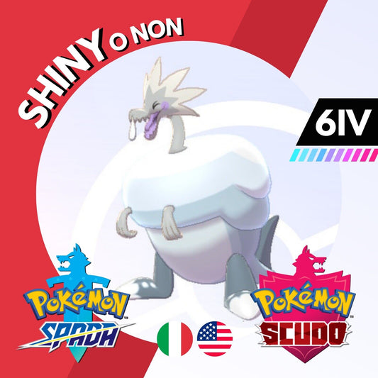 Arctozolt Shiny o Non 6 IV Competitivo Legit Pokemon Spada Scudo Sword Shield