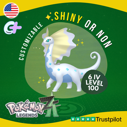 Aurorus Shiny or Non ✨6 IV Pokémon Legends Z-A Competitive Customizable ZA Z A