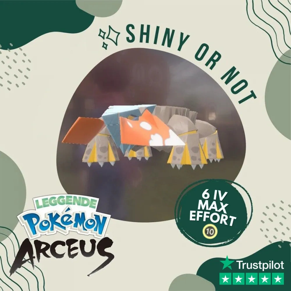 Avalugg Shiny ✨ Legends Pokémon Arceus 6 Iv Max Effort Custom Ot Level Gender