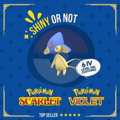 Azelf Shiny or Non ✨ 6 IV Competitive Customizable Pokémon Scarlet Violet by Shiny Living Dex | Shiny Living Dex