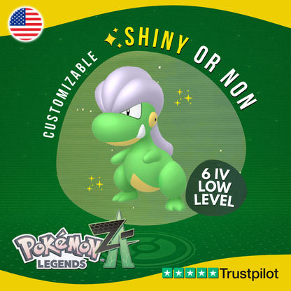 Bagon Shiny or Non ✨ 6 IV Pokémon Legends Z-A Competitive Customizable ZA Z A