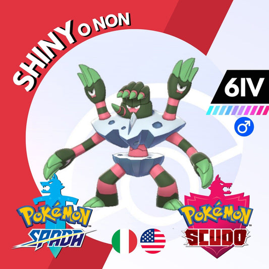 Barbaracle Shiny o Non 6 IV Competitivo Legit Pokemon Spada Scudo Sword Shield