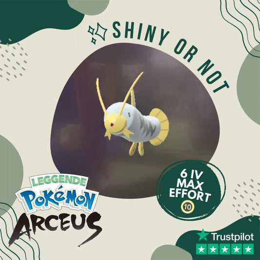 Barboach Shiny ✨ Legends Pokémon Arceus 6 Iv Max Effort Custom Ot Level Gender