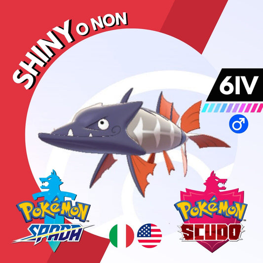 Barraskewda Shiny o Non 6 IV Competitivo Legit Pokemon Spada Scudo Sword Shield