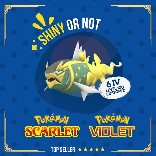 Basculegion F Shiny or Non ✨ 6IV Competitive Customizable Pokémon Scarlet Violet by Shiny Living Dex | Shiny Living Dex