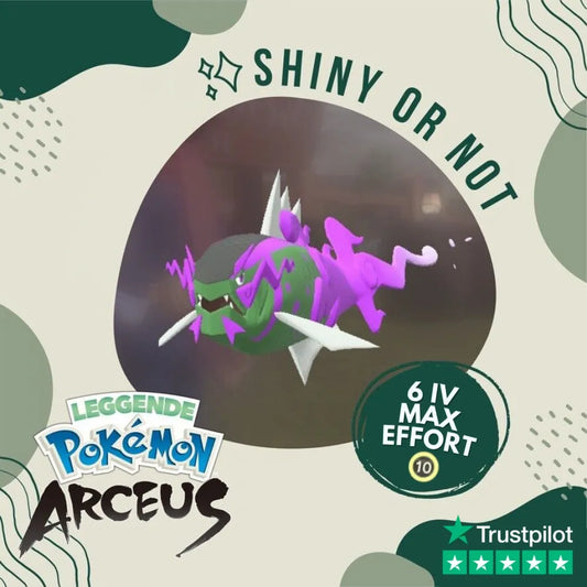 Basculegion Shiny ✨ Legends Pokémon Arceus 6 Iv Max Effort Custom Ot Level Gende
