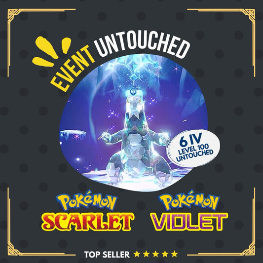 Baxcalibur Unrivaled Tera Raid Event Mightiest Mark 6 IV Pokémon Scarlet Violet