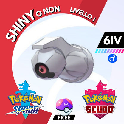 Beldum Shiny o Non 6 IV e Master Ball Legit Pokemon Spada Scudo Sword Shield