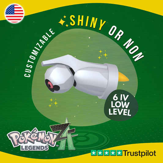 Beldum Shiny or Non ✨ 6 IV Pokémon Legends Z-A Competitive Customizable ZA Z A