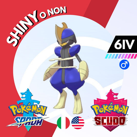 Bisharp Shiny o Non 6 IV Competitivo Legit Pokemon Spada Scudo Sword Shield