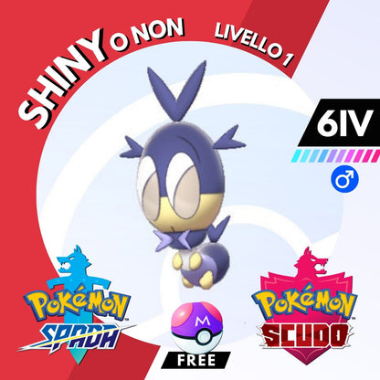 Blipbug Shiny o Non 6 IV e Master Ball Legit Pokemon Spada Scudo Sword Shield