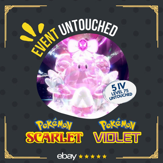 Blissey Spotlight Tera Raid Event March 2023 Untouched Pokémon Scarlet Violet Non Shiny Lv. 75 by Shiny Living Dex | Shiny Living Dex