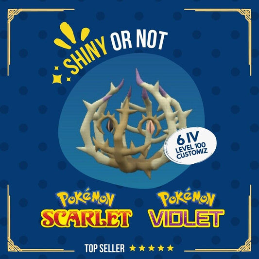 Brambleghast Shiny or Non ✨ 6 IV Competitive Customizable Pokémon Scarlet Violet by Shiny Living Dex | Shiny Living Dex