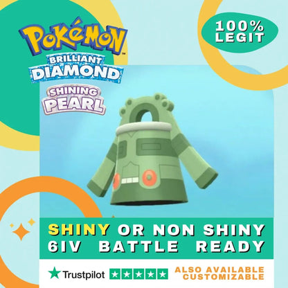 Bronzong Shiny ✨ or Non Shiny Pokémon Brilliant Diamond Shining Pearl Battle Ready 6 IV Competitive 100% Legit Level 100 Customizable Custom OT by Shiny Living Dex | Shiny Living Dex