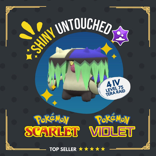 Brute Bonnet Shiny or Non Tera Raid Event Untouched IV Pokémon Scarlet Violet by Shiny Living Dex | Shiny Living Dex