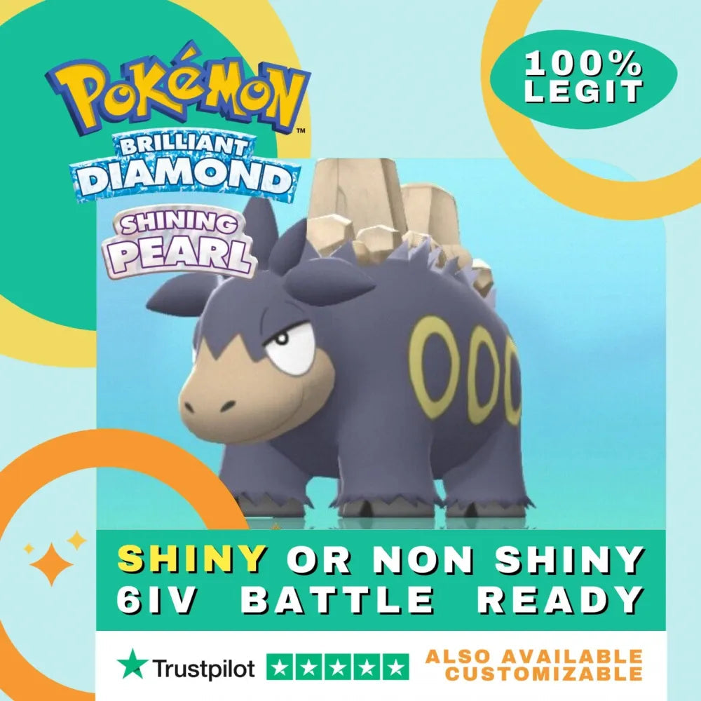 Camerupt Shiny ✨ or Non Shiny Pokémon Brilliant Diamond Shining Pearl Battle Ready 6 IV Competitive 100% Legit Level 100 Customizable Custom OT by Shiny Living Dex | Shiny Living Dex