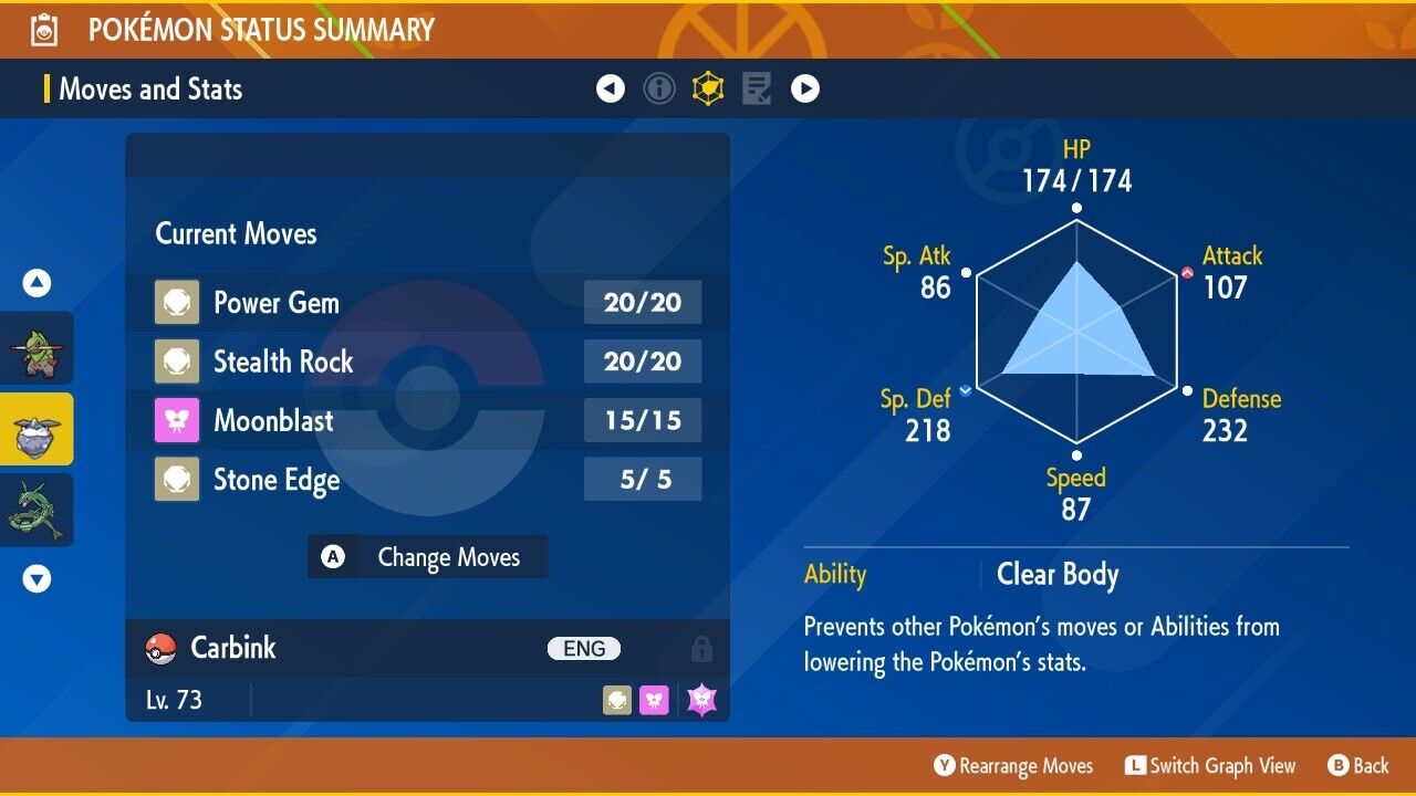 Carbink Shiny Event Mass Outbreaks December Untouched IV Pokémon Scarlet Violet