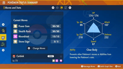 Carbink Shiny Event Mass Outbreaks December Untouched IV Pokémon Scarlet Violet