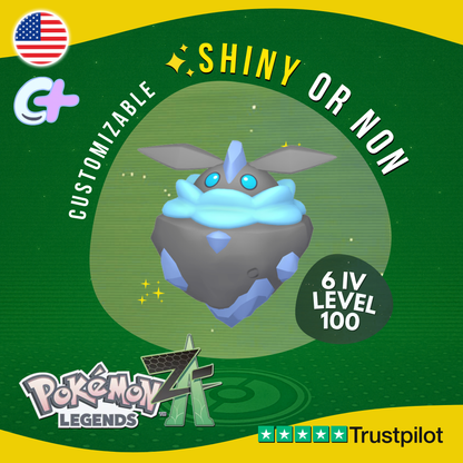 Carbink Shiny or Non ✨6 IV Pokémon Legends Z-A Competitive Customizable ZA Z A