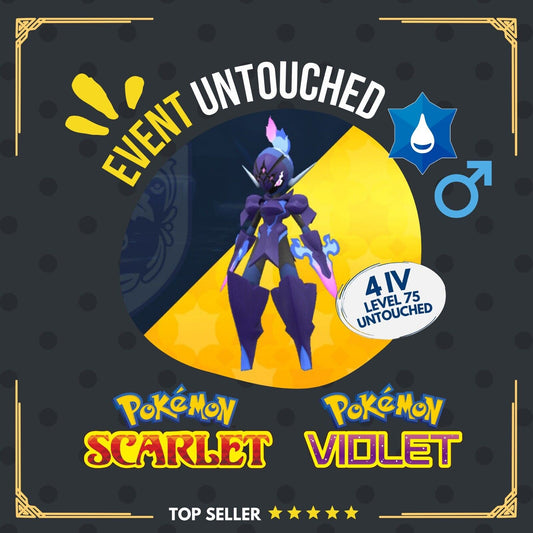 Ceruledge Hard To Find Tera Raid Event 2024 Untouched IV Pokémon Scarlet Violet Non Shiny Lv. 75 by Shiny Living Dex | Shiny Living Dex