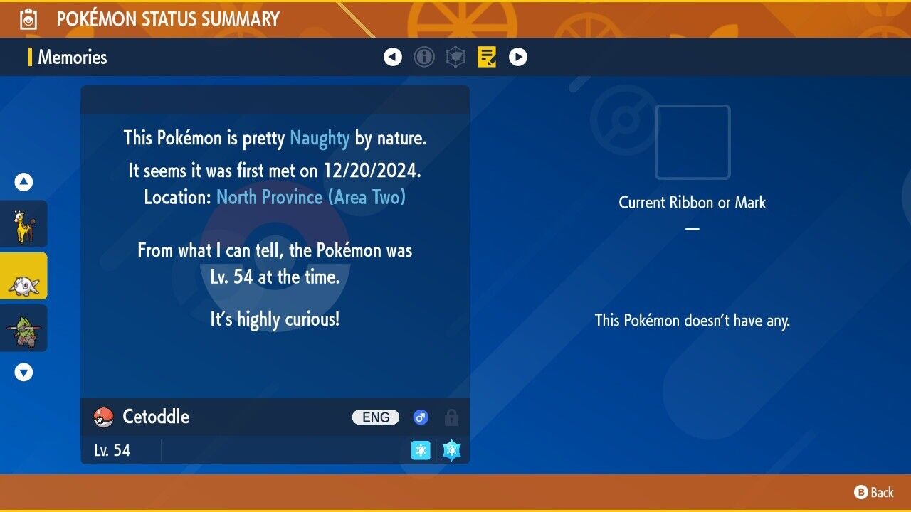 Cetoddle Shiny Event Mass Outbreaks December Untouched Pokémon Scarlet Violet