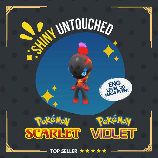 Charcadet Shiny Mass Outbreak August 25 Event Untouched IV Pokémon Scarlet