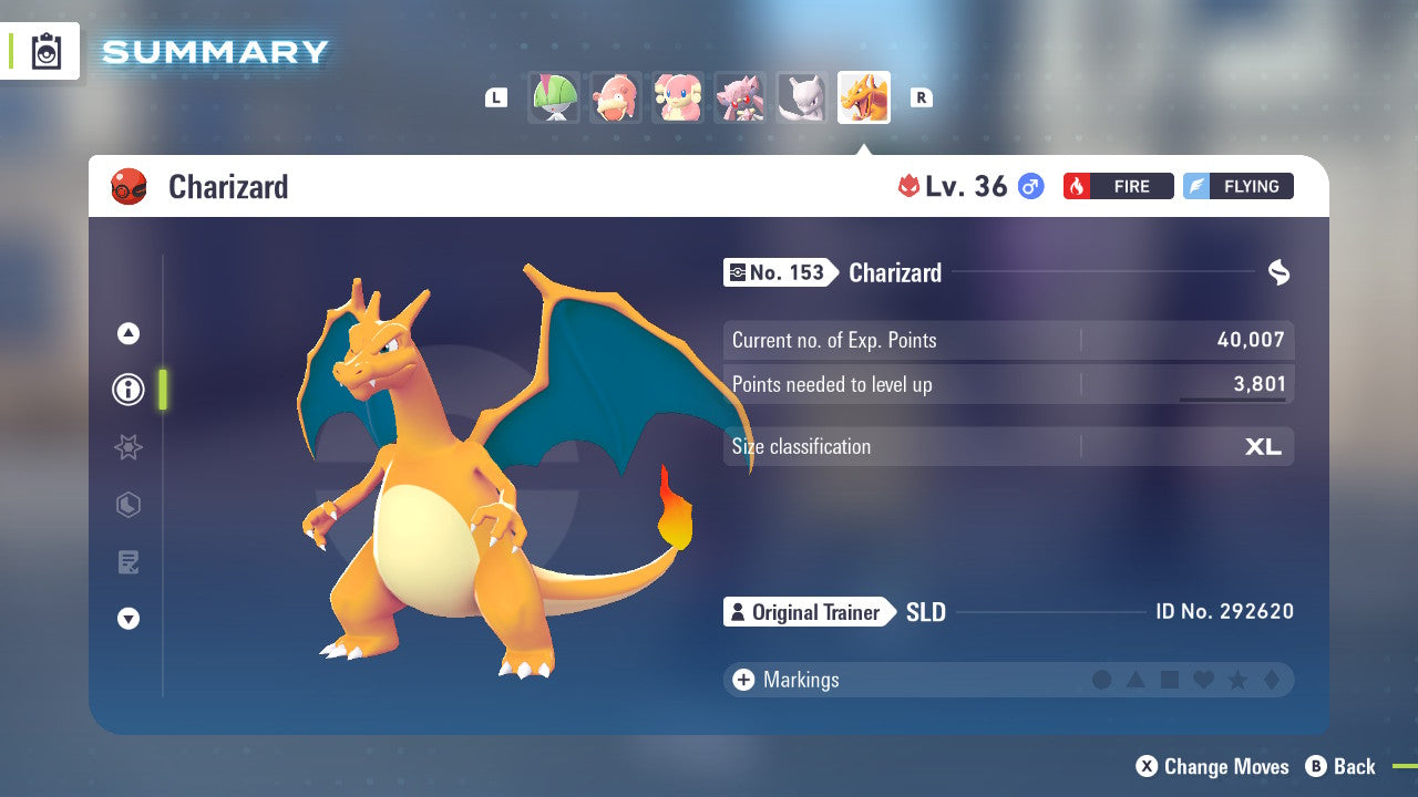 Charizard Alpha Event B1G0006 December Untouched IV Pokémon Legends Z-A ZA Z A