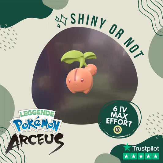 Cherubi Shiny ✨ Legends Pokémon Arceus 6 Iv Max Effort Custom Ot Level Gender