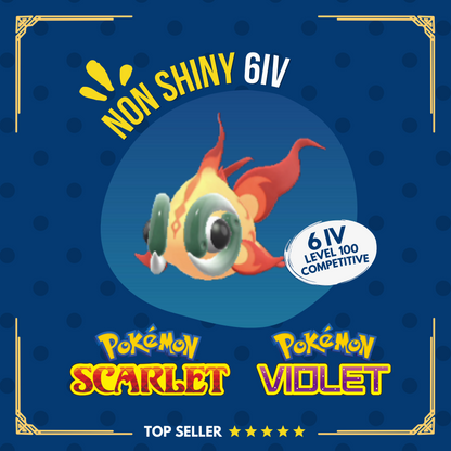 Chi-Yu Non Shiny Legendarie Competitive 6 IV Customizable Pokémon Scarlet Violet by Shiny Living Dex | Shiny Living Dex