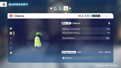 Chikorita Alpha Event HOME April 2026 Untouched IV Pokémon Legends Z-A ZA Z A