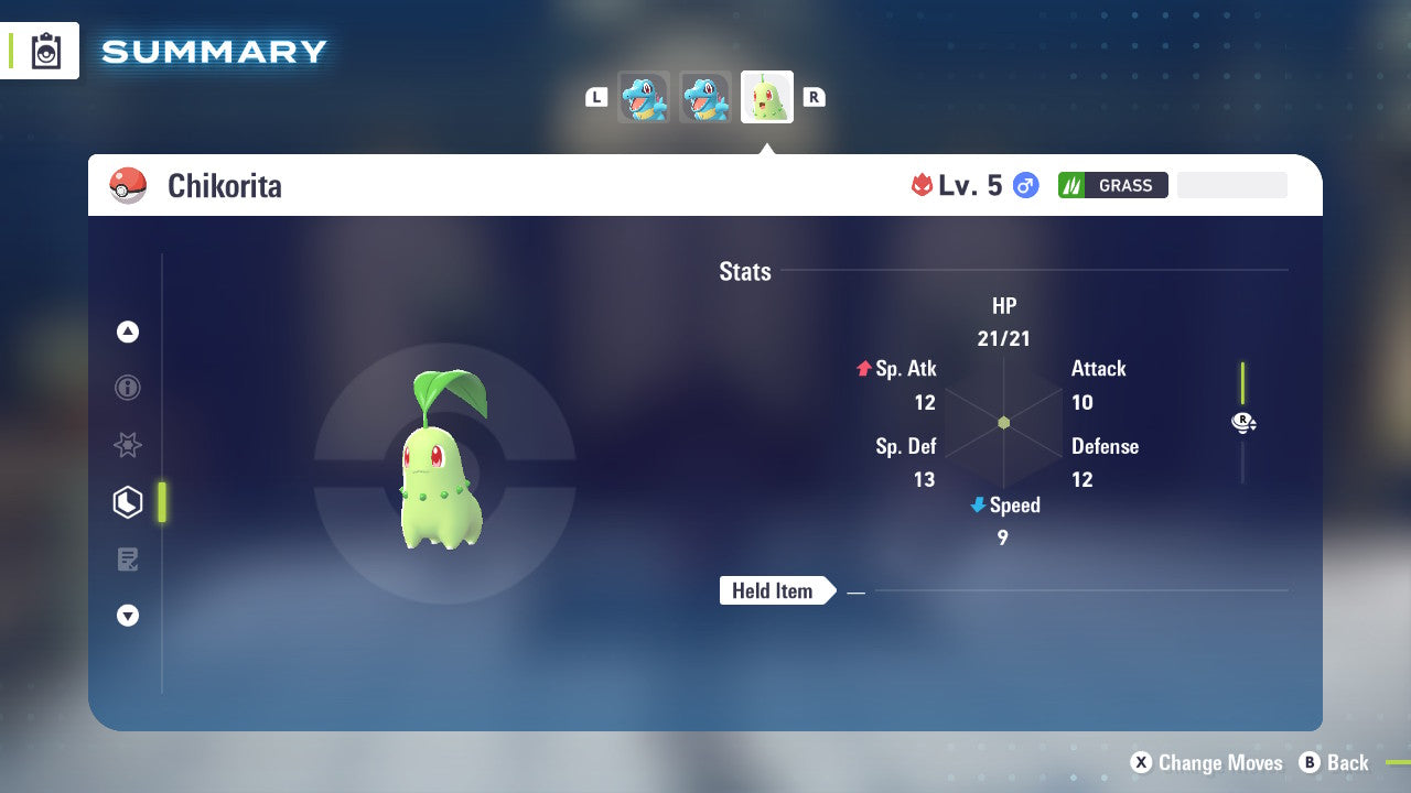 Chikorita Alpha Event HOME April 2026 Untouched IV Pokémon Legends Z-A ZA Z A