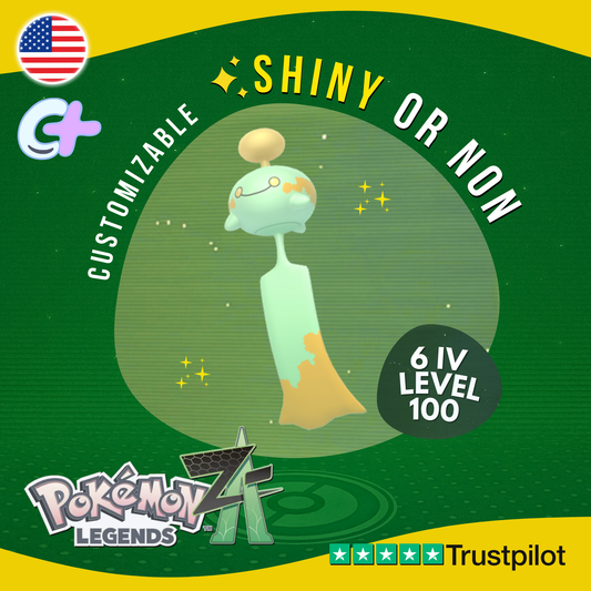 Chimecho Shiny or Non ✨6 IV Pokémon Legends Z-A Competitive Customizable ZA Z A