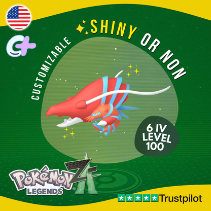 Clawitzer Shiny or Non ✨6 IV Pokémon Legends Z-A Competitive Customizable ZA Z A