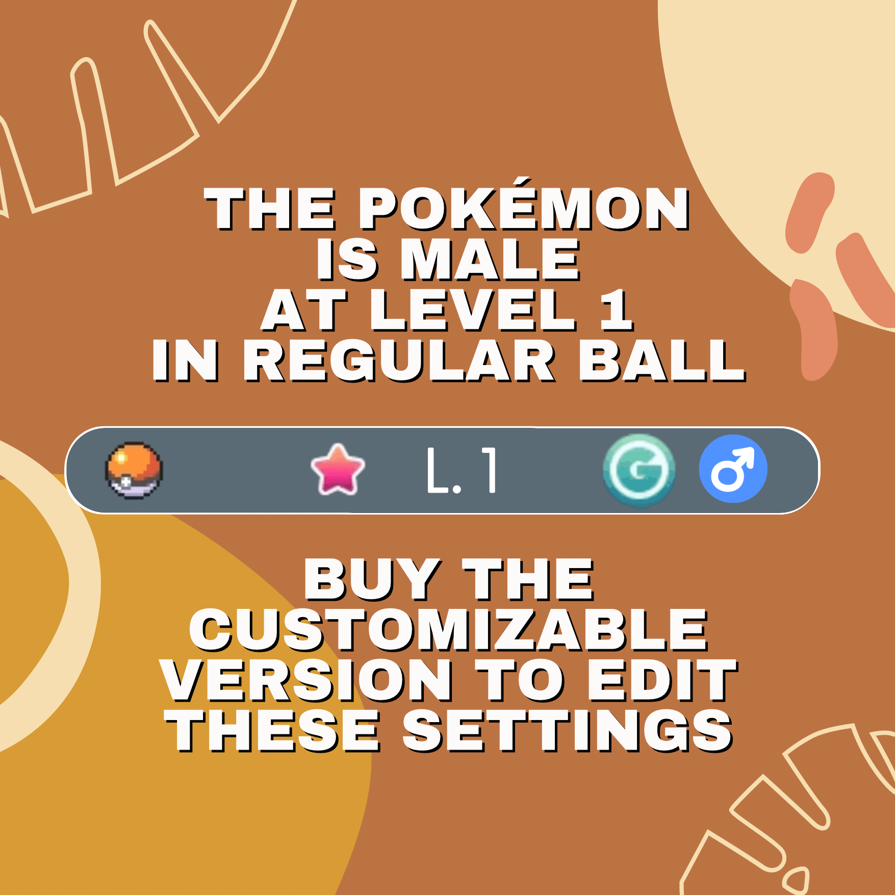 Clefairy Shiny ✨ or Non Shiny Pokémon Let's Go Pikachu Eevee Level 1 Legit 6 IV 100% Legal from GO Park Customizable Custom OT by Shiny Living Dex | Shiny Living Dex