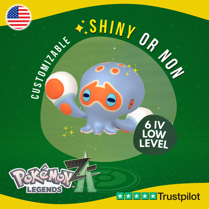 Clobbopus Shiny or Non ✨6IV Pokémon Legends Z-A Competitive Customizable ZA Z A