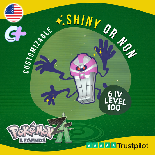 Cofagrigus Shiny or Non ✨6IV Pokémon Legends Z-A Competitive Customizable ZA Z A