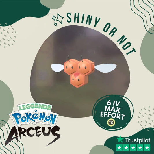 Combee Shiny ✨ Legends Pokémon Arceus 6 Iv Max Effort Custom Ot Level Gender