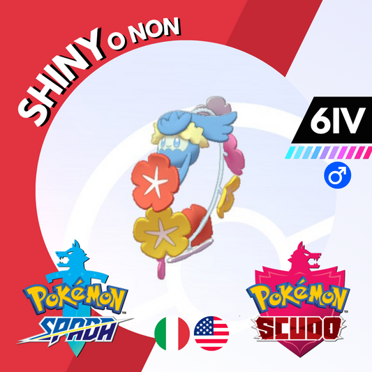 Comfey Shiny o Non 6 IV Competitivo Legit Pokemon Spada Scudo Sword Shield