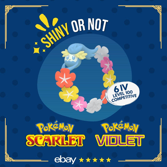 Comfey Shiny or Non ✨ 6 IV Competitive Customizable Pokémon Scarlet Violet by Shiny Living Dex | Shiny Living Dex