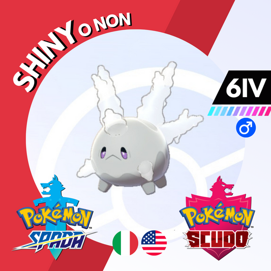 Corsola di Galar Shiny o Non 6 IV Competitivo Pokemon Spada Scudo Sword Shield