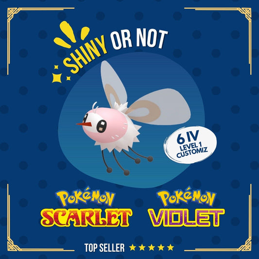 Cutiefly Shiny or Non ✨ 6 IV Customizable Nature Level OT Pokémon Scarlet Violet by Shiny Living Dex | Shiny Living Dex