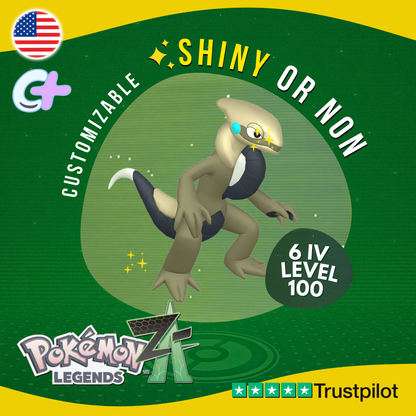 Cyclizar Shiny or Non ✨6 IV Pokémon Legends Z-A Competitive Customizable ZA Z A